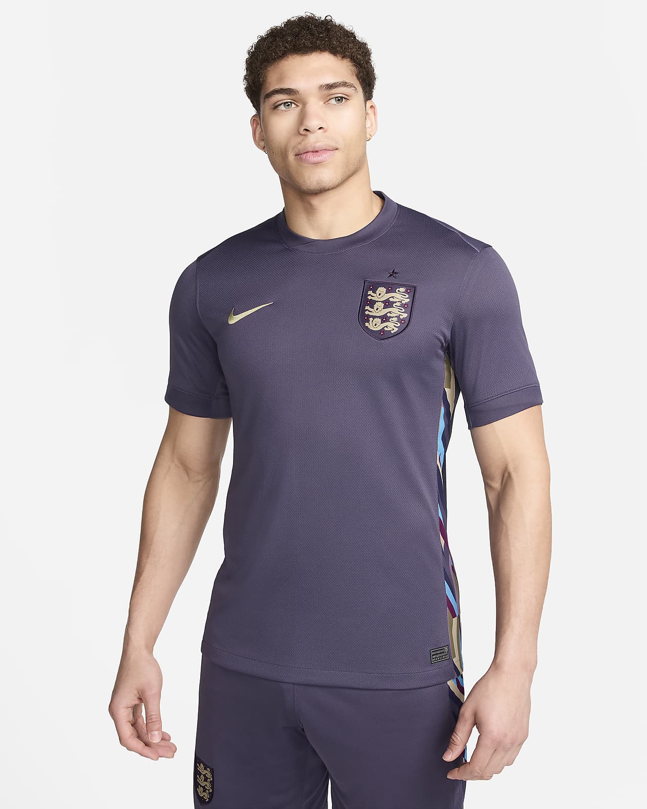 England Men s Team 2024 25 Stadium Away Nike Replica FuBballtrikot mit Dri FIT Technologie fur Herren